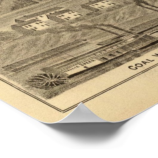 McKeesport Allegheny Landkreis, Pennsylvania Poster (Ecke)