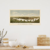 McKeesport, PA Panoramic Map - 1894 Poster (Küche)
