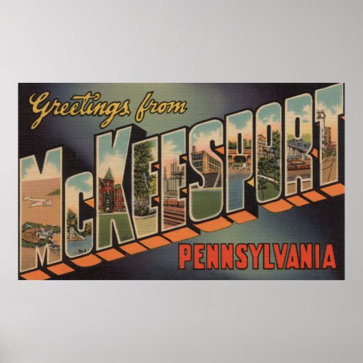McKeesport, Pennsylvania - Große Briefszenen Poster (Vorne)