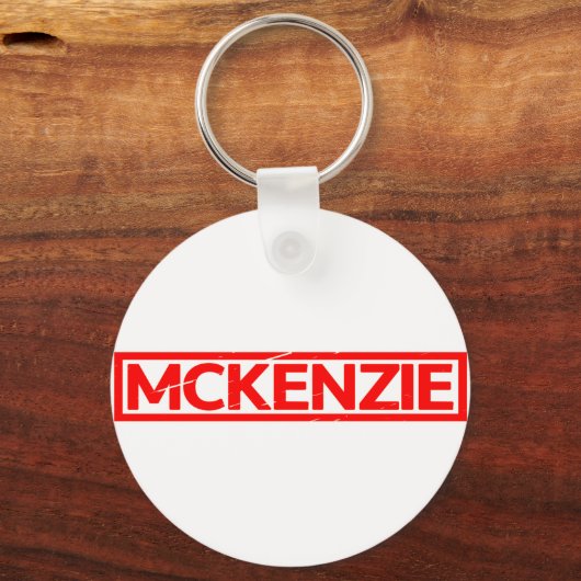Mckenzie Briefmarke Schlüsselanhänger (Vorderseite)