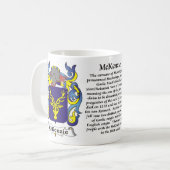 McKenzie Familien-Wappen Tasse (Vorderseite Links)