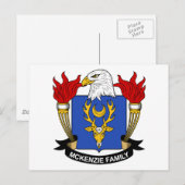 McKenzie-Familienwappen Postkarte (Vorne/Hinten)