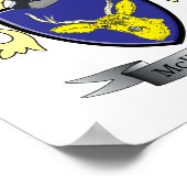 McKenzie-Familienwappen-Wappen Poster (Ecke)