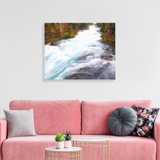 McKenzie River | Oregon Leinwanddruck (Insitu (Wohnzimmer))