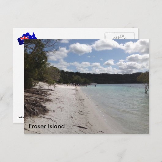 McKenzie-See, Fraser Island, Queensland Australien Postkarte (Vorne/Hinten)