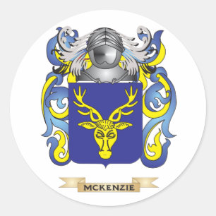 McKenzie-Wappen (Familienwappen) Runder Aufkleber