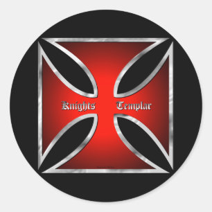 McKimTemplarPattee-Sticker Runder Aufkleber