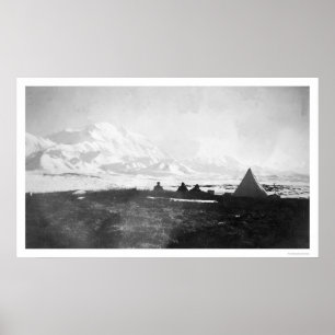 McKinley Alaska Camp 1912 Poster