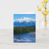 McKinley Alaska denkt an Sie Karte (Gelbe Blume)