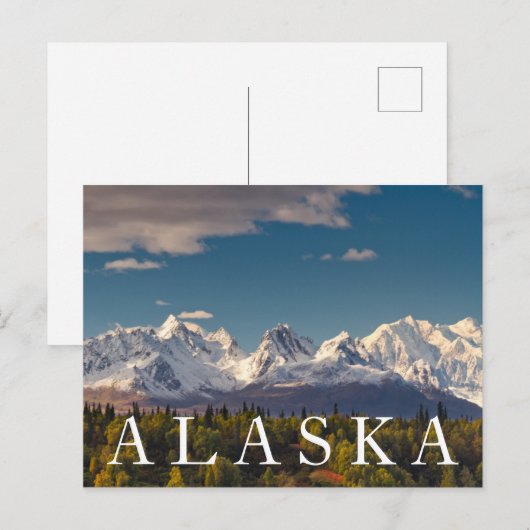 McKinley | Alaska Postkarte (Vorne/Hinten)