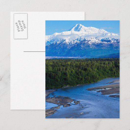 McKinley Alaska Postkarte (Vorne/Hinten)
