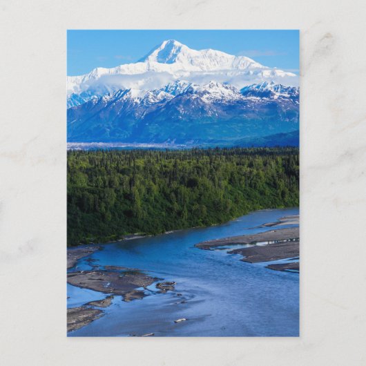 McKinley Alaska Postkarte (Vorderseite)