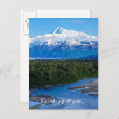 McKinley Alaska Postkarte (Vorne/Hinten)