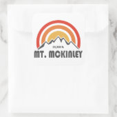 McKinley Alaska Quadratischer Aufkleber (Tasche)