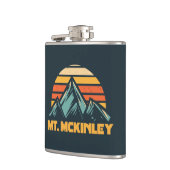 McKinley Alaska Retro Turquoise Flachmann (Links)