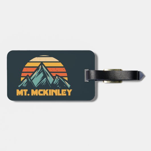 McKinley Alaska Retro Turquoise Gepäckanhänger (Rückseite horizontal)