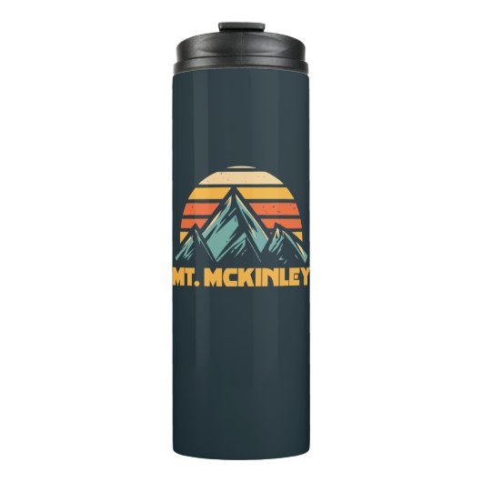 McKinley Alaska Retro Turquoise Thermosbecher (Vorderseite)