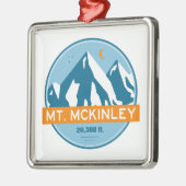 McKinley Alaska Stars Moon Ornament Aus Metall (Links)