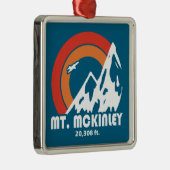 McKinley Alaska Sun Eagle Ornament Aus Metall (Rechts)