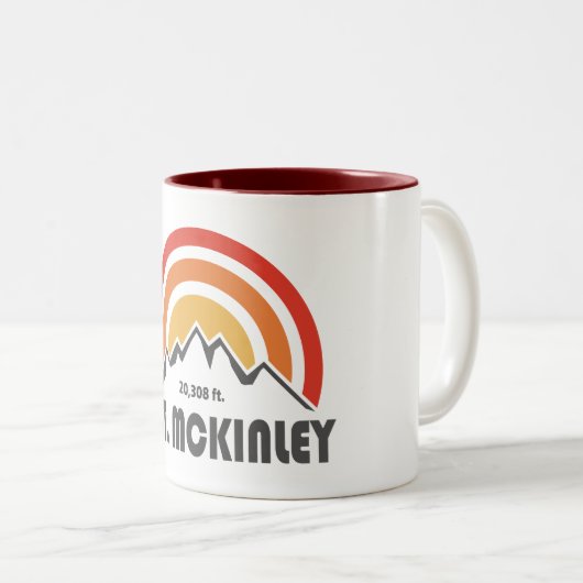 McKinley Alaska Zweifarbige Tasse (VorderseiteRechts)