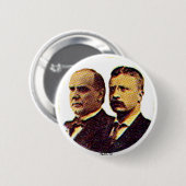 McKinley-Roosevelt - Button (Vorne & Hinten)