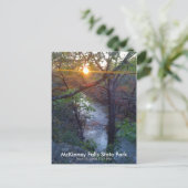 McKinney Falls Staat Park Postkarte (Stehend Vorderseite)