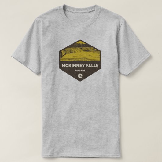 McKinney Falls State Park Texas T-Shirt (Design vorne)