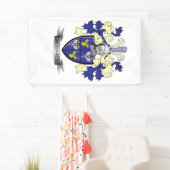 McKinney Familienwappen-Wappen Banner (Insitu)