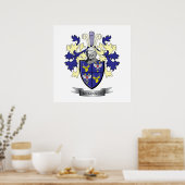 McKinney Family Crest Coat of Arms Poster (Küche)