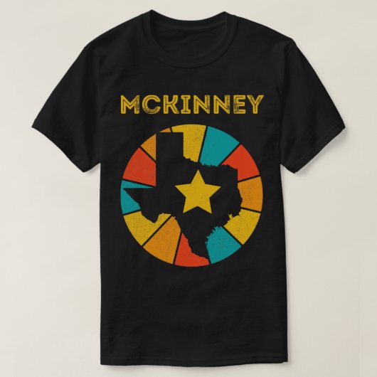 McKinney Texas Vintag Distressed Souvenir 1 T-Shirt (Design vorne)