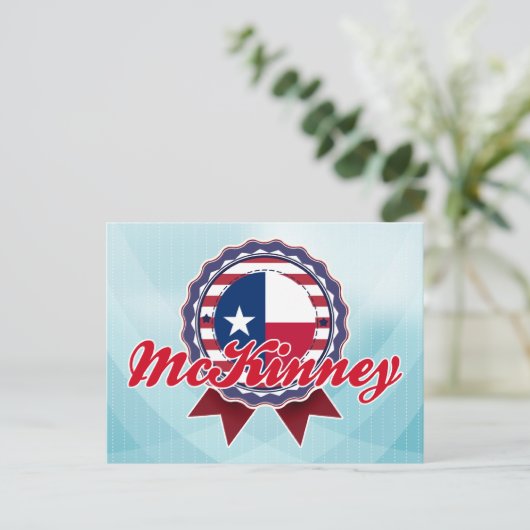 McKinney, TX Postkarte (Stehend Vorderseite)