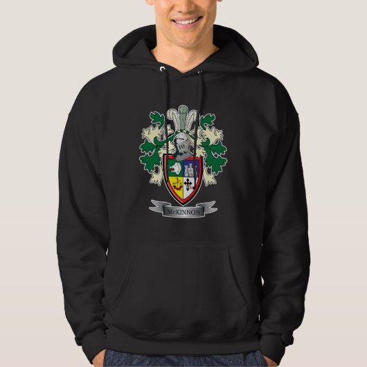 McKinnon Familienwappen-Wappen Hoodie (Vorderseite)