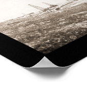 McKittrick Oil Field Foto 1910 Poster (Ecke)