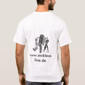 MCKleve-Live T-Shirt (Rückseite)