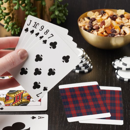 McKnight Clan Tartan Spielkarten (In Situ)