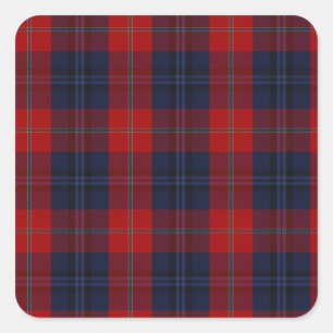 McKnight ClanTartan Quadratischer Aufkleber