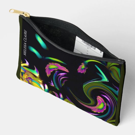 MCKS IT "Daisy" Kleine Olive Accessoire Tasche (Offen)