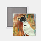 MClairArt's PawLoversKunstgifts Magnet (Vorderseite/Rückseite)