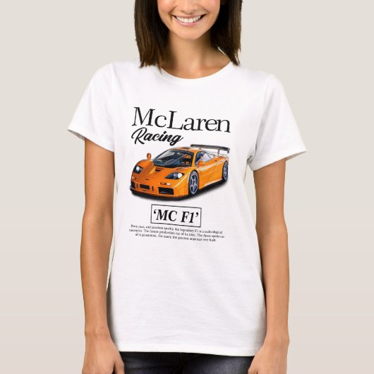 McLaren F1 Racing Hoodie - Geschenke für Auto T-Shirt (Vorderseite)