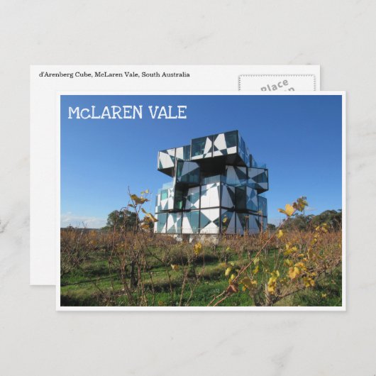 Mclaren valbe cube postkarte (Vorne/Hinten)