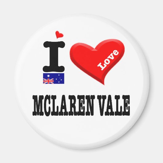 MCLAREN VALE - I Liebe Magnet (Vorne)