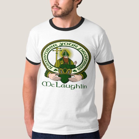 McLaughlin Clan-Motto T-Shirt (Vorderseite)