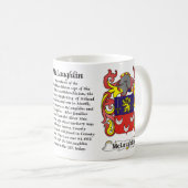 McLaughlin Familien-Wappen Tasse (VorderseiteRechts)