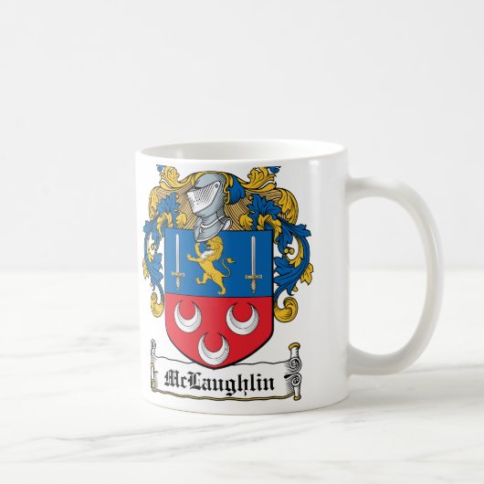 McLaughlin Familienwappen Kaffeetasse (Rechts)
