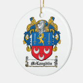 McLaughlin Familienwappen Keramik Ornament (Links)