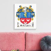 McLaughlin-Familienwappen Leinwanddruck (Insitu (Wohnzimmer))