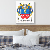 McLaughlin-Familienwappen Leinwanddruck (Insitu (Schlafzimmer))