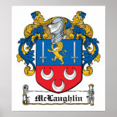 McLaughlin-Familienwappen Poster (Vorne)