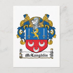 McLaughlin-Familienwappen Postkarte