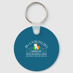 Mclaughlin Hemd Haus der Scherze St Patricks Schlüsselanhänger